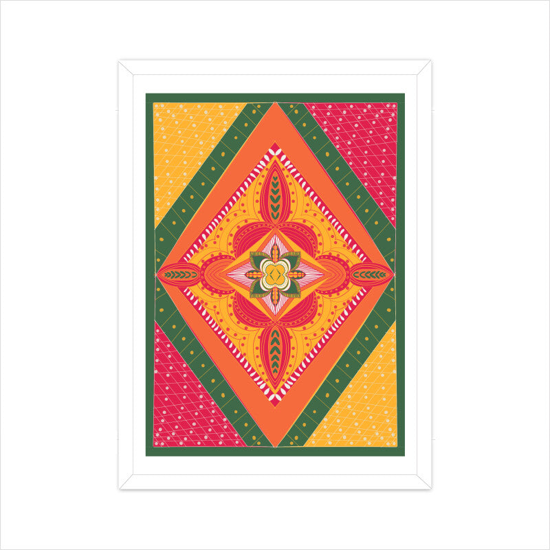 Indian folk art inspired