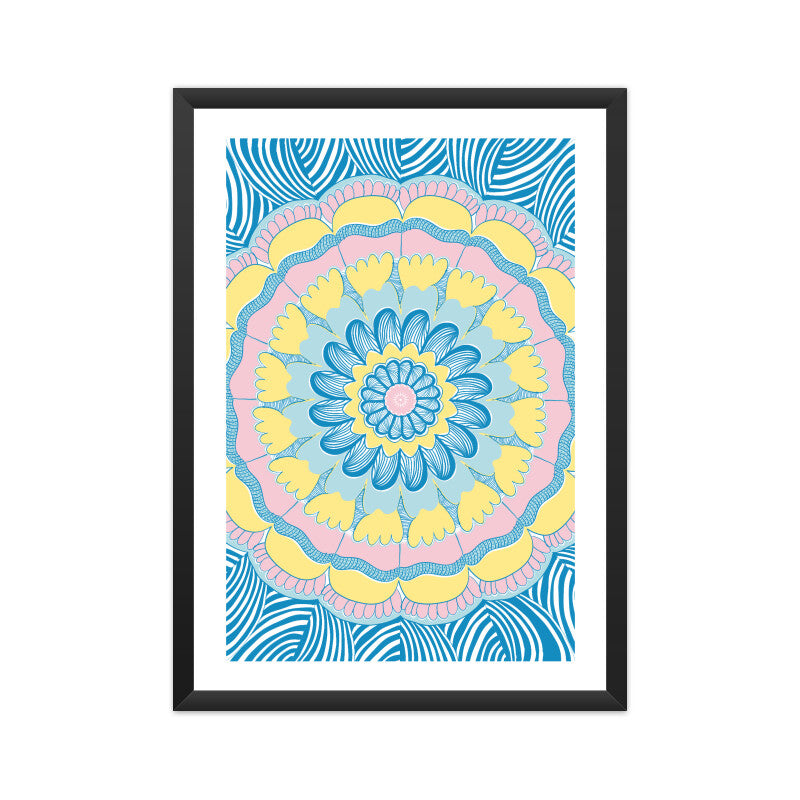 Calming mandala Artwork decor
