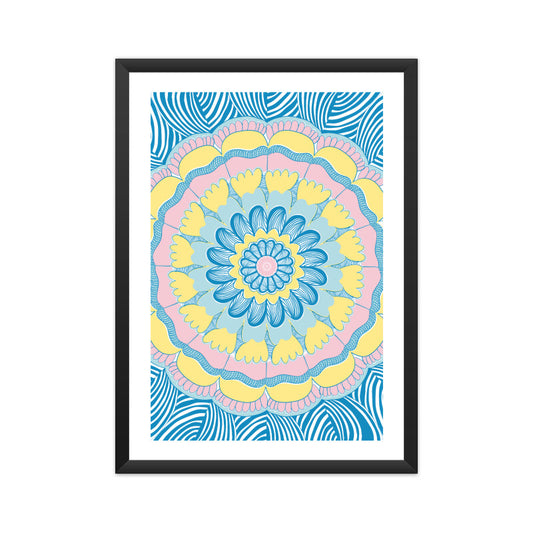 Calming mandala Artwork decor