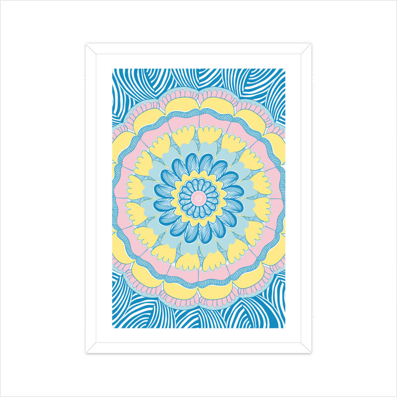 Calming mandala Artwork decor