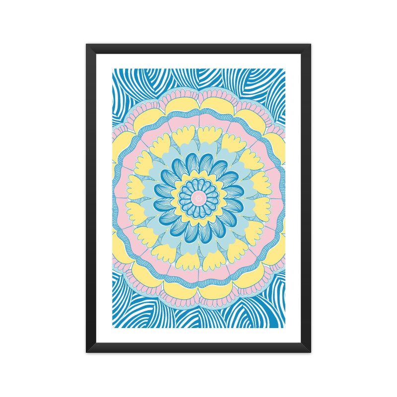 Calming mandala Artwork decor