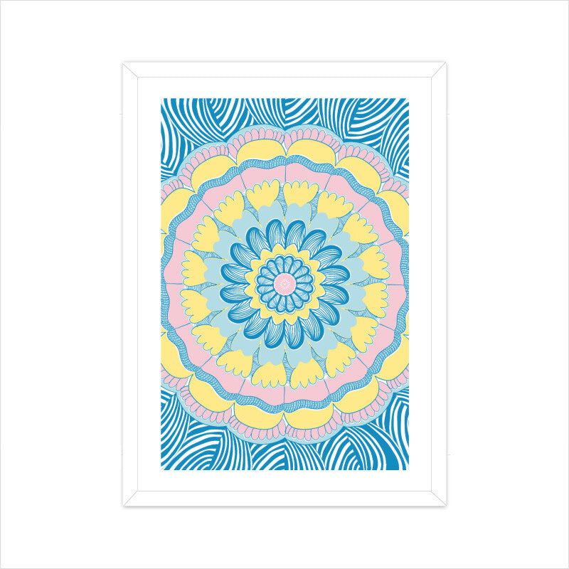Calming mandala Artwork decor
